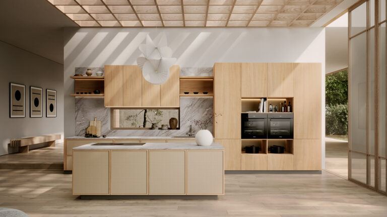 cuisine design couleur bois