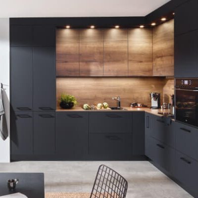 cuisine gris anthracite bois